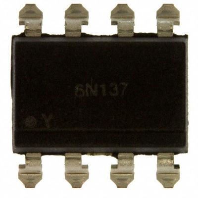 6N137S-TA1 ตัวแยกอนาล็อก IC ออปโตไอโซเลเตอร์ เอาต์พุตลอจิก